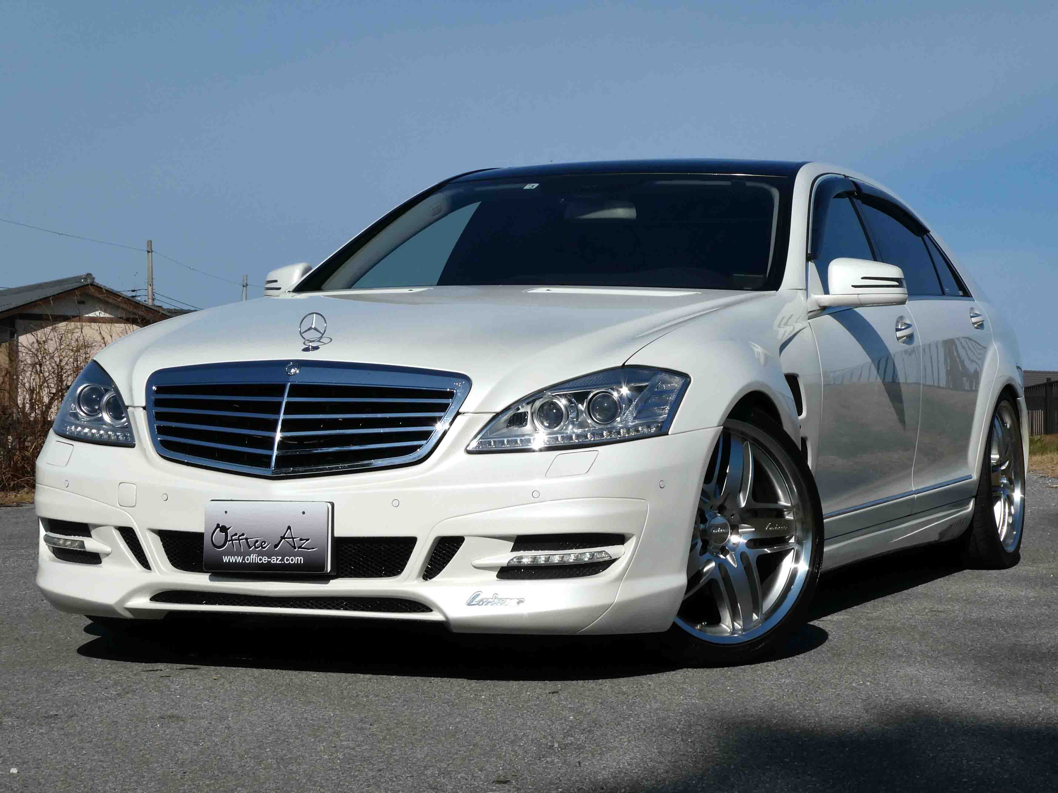 滋賀県中古車 メルセデスベンツ Sクラス S550ロング ロリンザー仕様